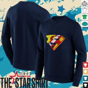 Superman mixed logo shirt