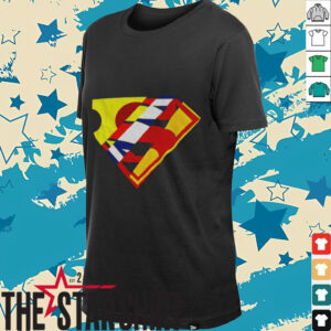 Superman mixed logo shirt