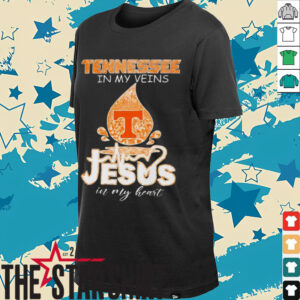 Tennessee Volunteers in my veins Jesus in my heart 2025 shirt