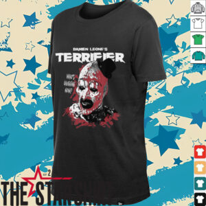 Terrifier Distressed Art the Clown Graphic Horror Movie T Shirt