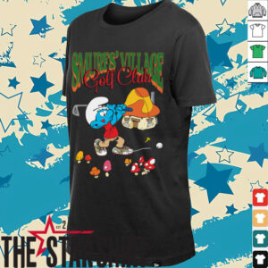 The Smurfs Smurf's Village Golf Club Retro Cartoon Shirt