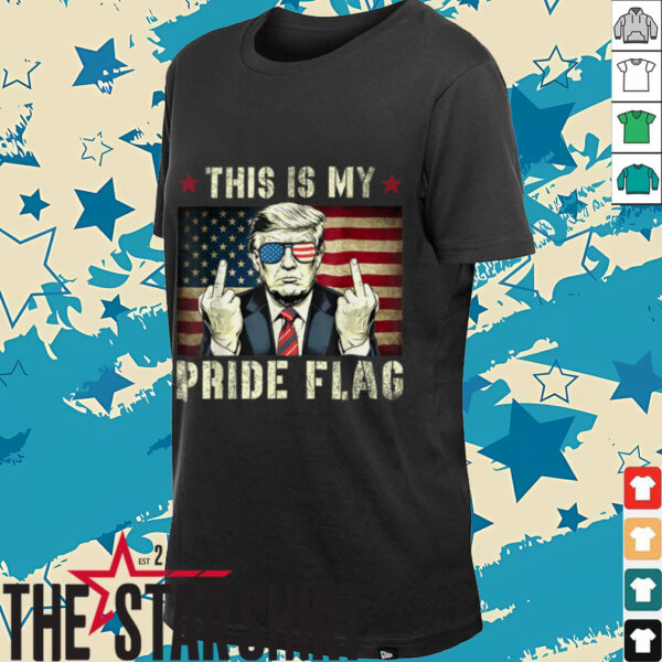 This Is My Pride Flag USA American Patriotic T Shirt
