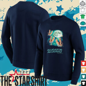 Three Alligator Alcatraz Everglades Florida under moon shirt