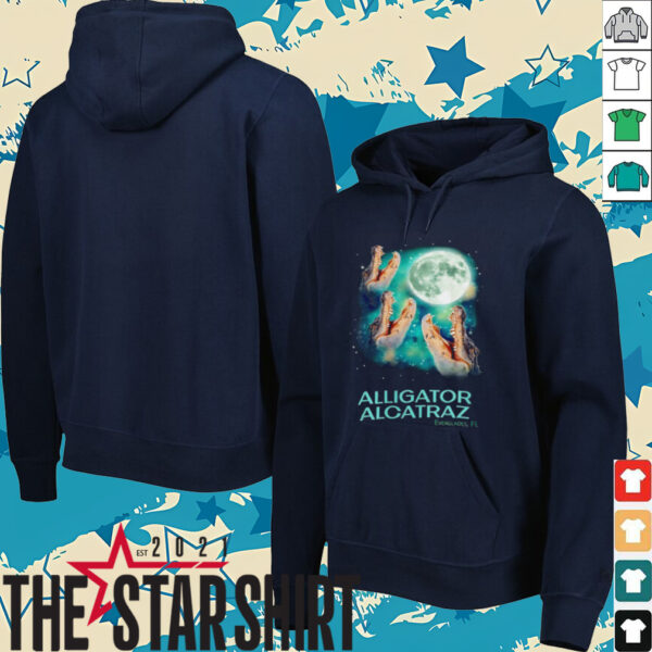 Three Alligator Alcatraz Everglades Florida under moon shirt