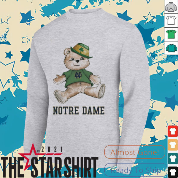 Tiny Turnip Teddy Bear Notre Dame Fighting Irish T shirt