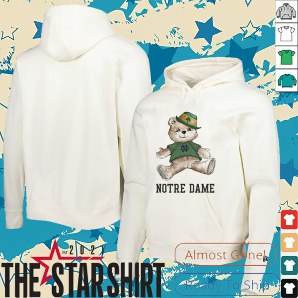 Tiny Turnip Teddy Bear Notre Dame Fighting Irish T shirt