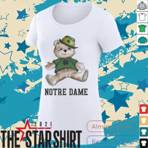 Tiny Turnip Teddy Bear Notre Dame Fighting Irish T shirt