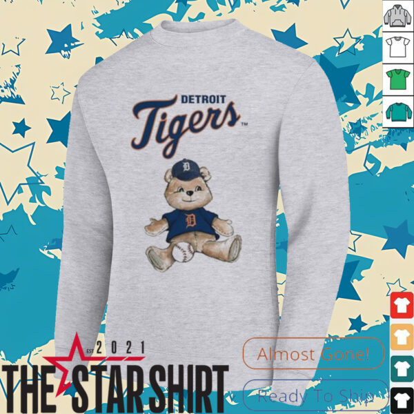 Tiny Turnip Teddy Bear X Detroit Tigers Baseball T shirt