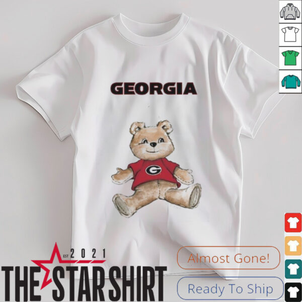 Tiny Turnip Teddy Bear X Georgia Bulldogs T shirt