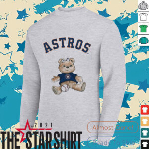 Tiny Turnip Teddy Bear X Houston Astros Baseball T shirt