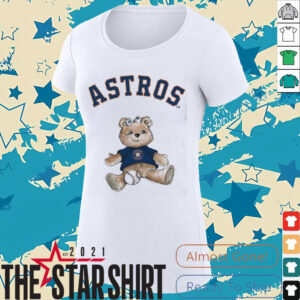 Tiny Turnip Teddy Bear X Houston Astros Baseball T shirt