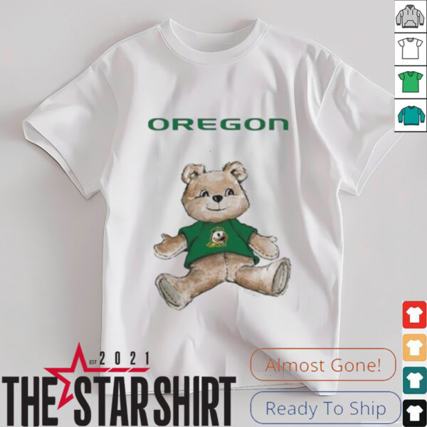 Tiny Turnip Teddy Bear X Oregon Ducks T shirt