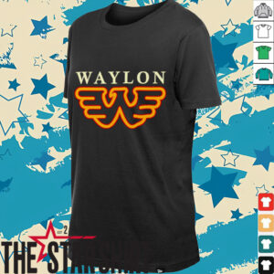 Waylon Jennings silver flying shirt