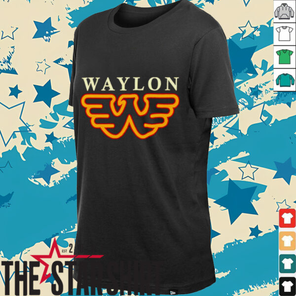 Waylon Jennings silver flying shirt