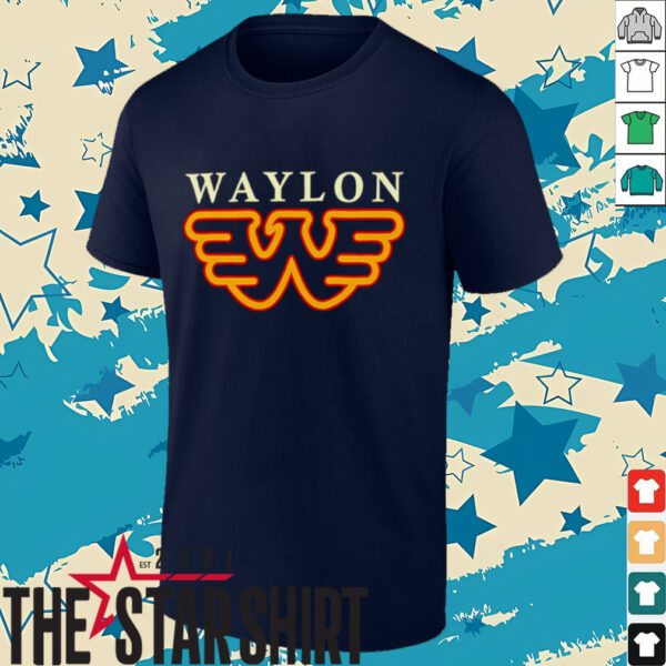 Waylon Jennings silver flying shirt