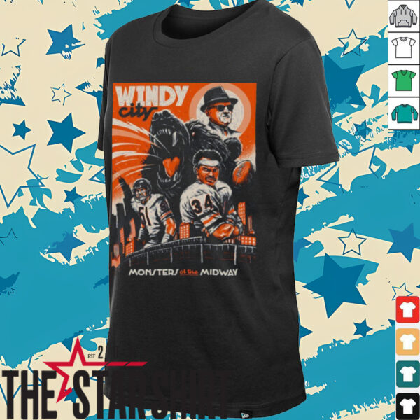 Windy City Monsters of The Miday Chicago Bears shirt
