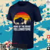 Womens Montana YELLOWSTON NATIONAL PARK Funny Wyoming Shirt