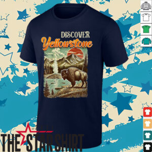 Womens Yellowstone National Park ENTDECKE YELLOWSTONE America Shirt
