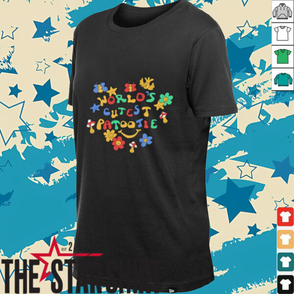 World’s cutest patootie flowers shirt