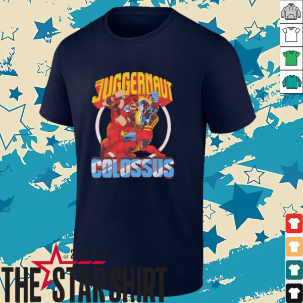 X Men Juggernaut Vs Colossus shirt