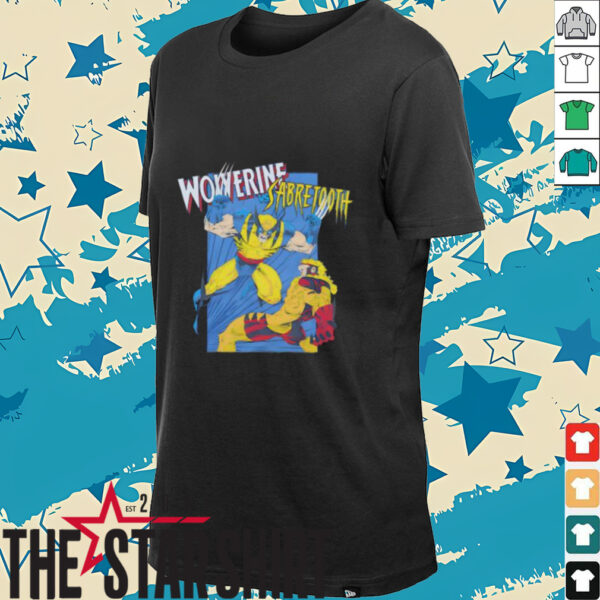 X Men Wolverine Vs Sabretooth shirt